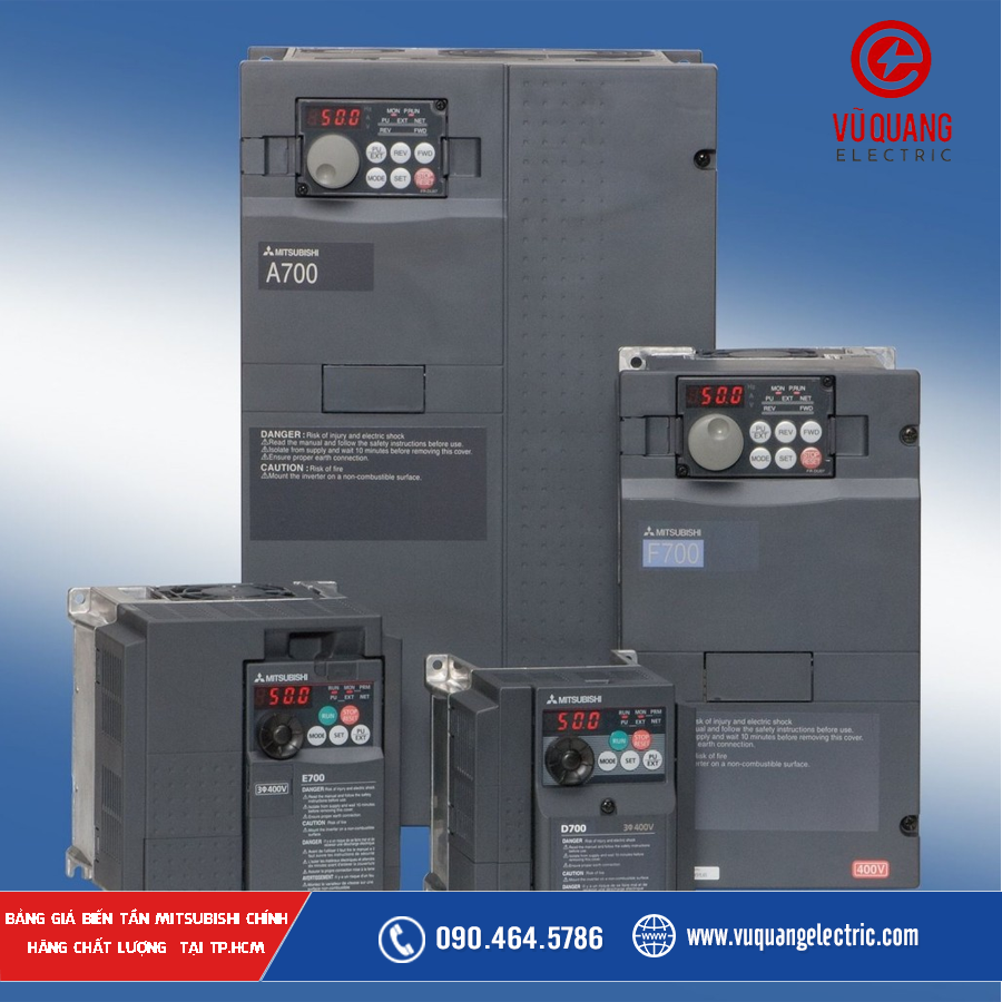 Bảng giá biến tần Mitsubishi chính hãng chất lượng tại TPHCM