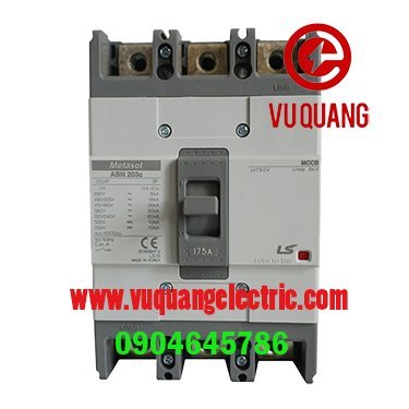 ABN203c 250A – Aptomat LS MCCB 3P 250A 30kA