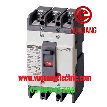 ABS33c 5A – Aptomat LS MCCB 3P 5A 14kA