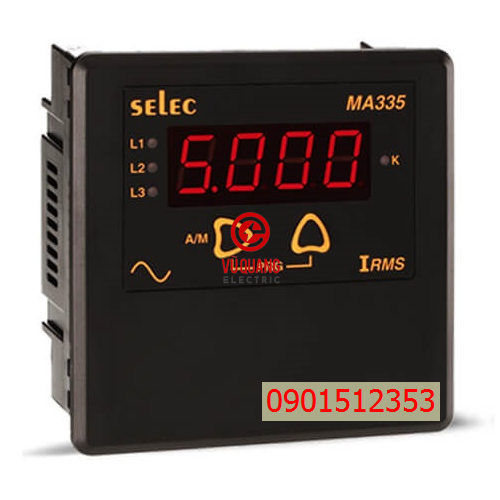 Đồng hồ đo dòng Selec MA335 96x96mm