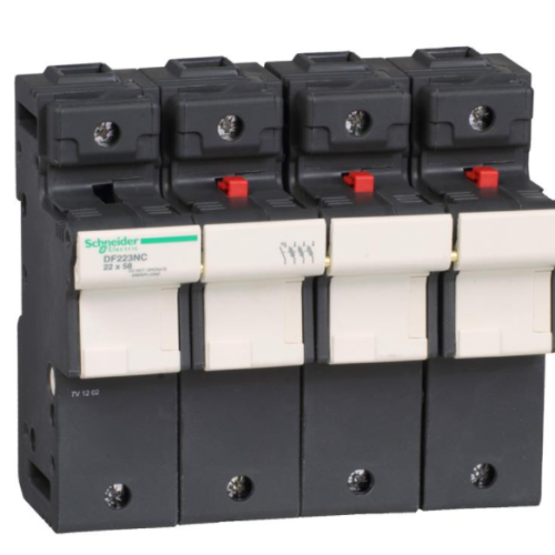 Cầu chì bảo vệ – Fuse carrier TeSys DF, 3P+N 125A, fuse size 22×58 mm